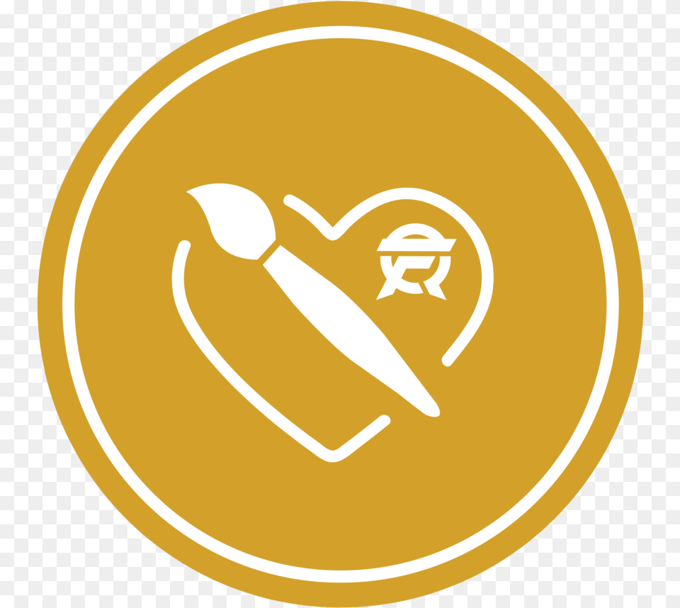 Fan Art Icon Logo Mini Cafe, Cutlery, Gold, Spoon, Brush Png