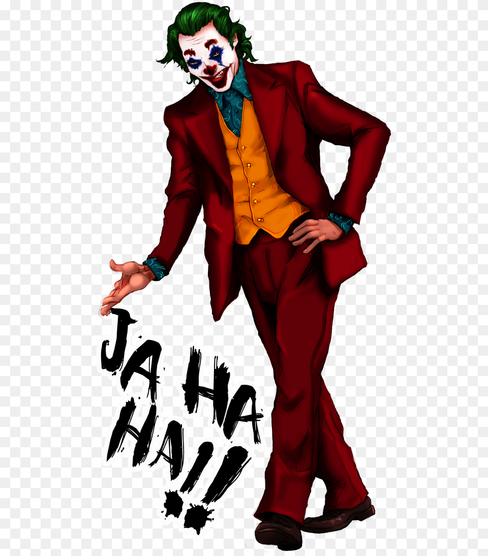 Fan Art Joker Joaquin Phoenix, Adult, Person, Performer, Female Png Image