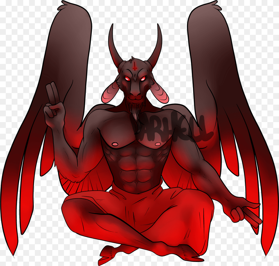 Fan Artsatan Binding Of Isaac Satan Fanart Free Png