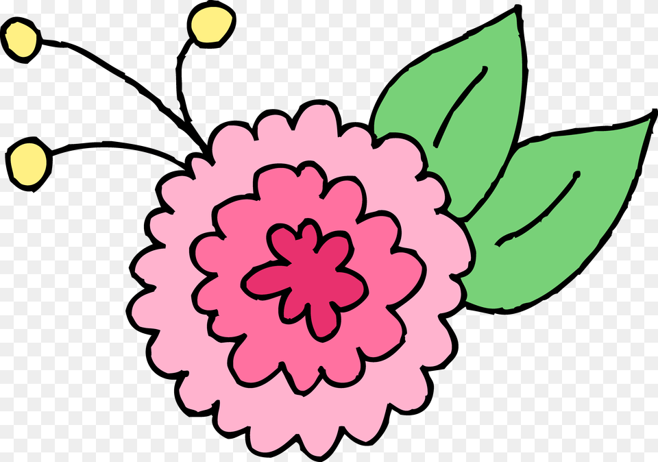 Fan Clipart Cute, Dahlia, Flower, Plant, Carnation Free Png