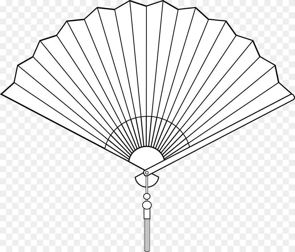 Fan Clipart Orange Chinese Hand Fan, Lamp, Lampshade Free Png Download