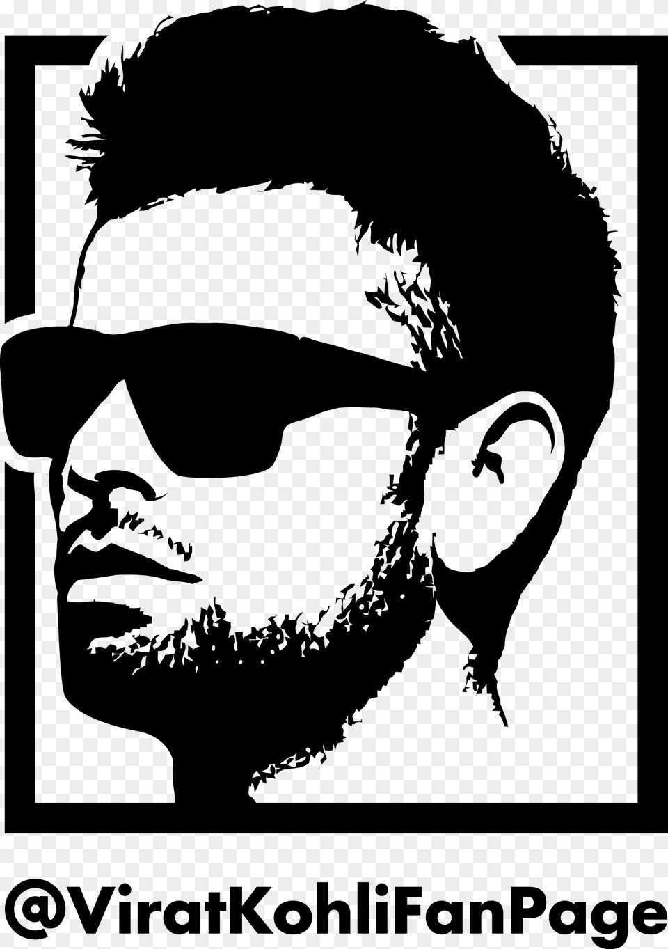 Fan Clipart Virat Kohli Clipart, Gray Free Transparent Png