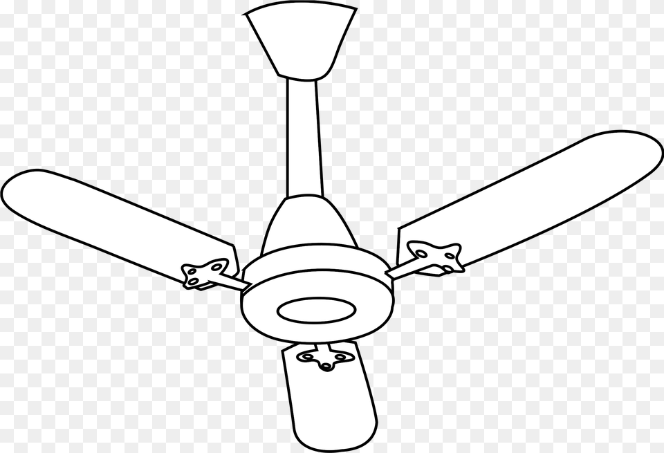 Fan Line Art Clip Arts Ceiling Fan Clip Art, Appliance, Ceiling Fan, Device, Electrical Device Free Png Download