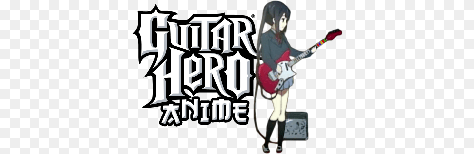 Fan Project Dedicated To Putting Some Guitar Hero Anime, Person, Musical Instrument, Head, Face Png Image