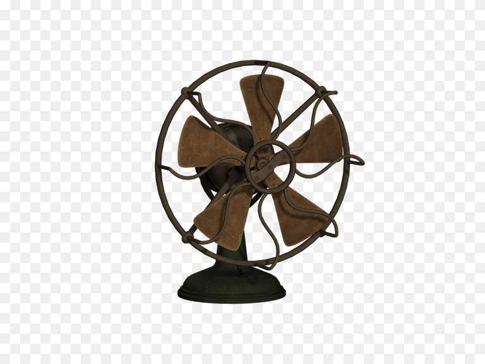 Fan Vintage Rusty Transparent, Appliance, Device, Electrical Device, Electric Fan Free Png Download