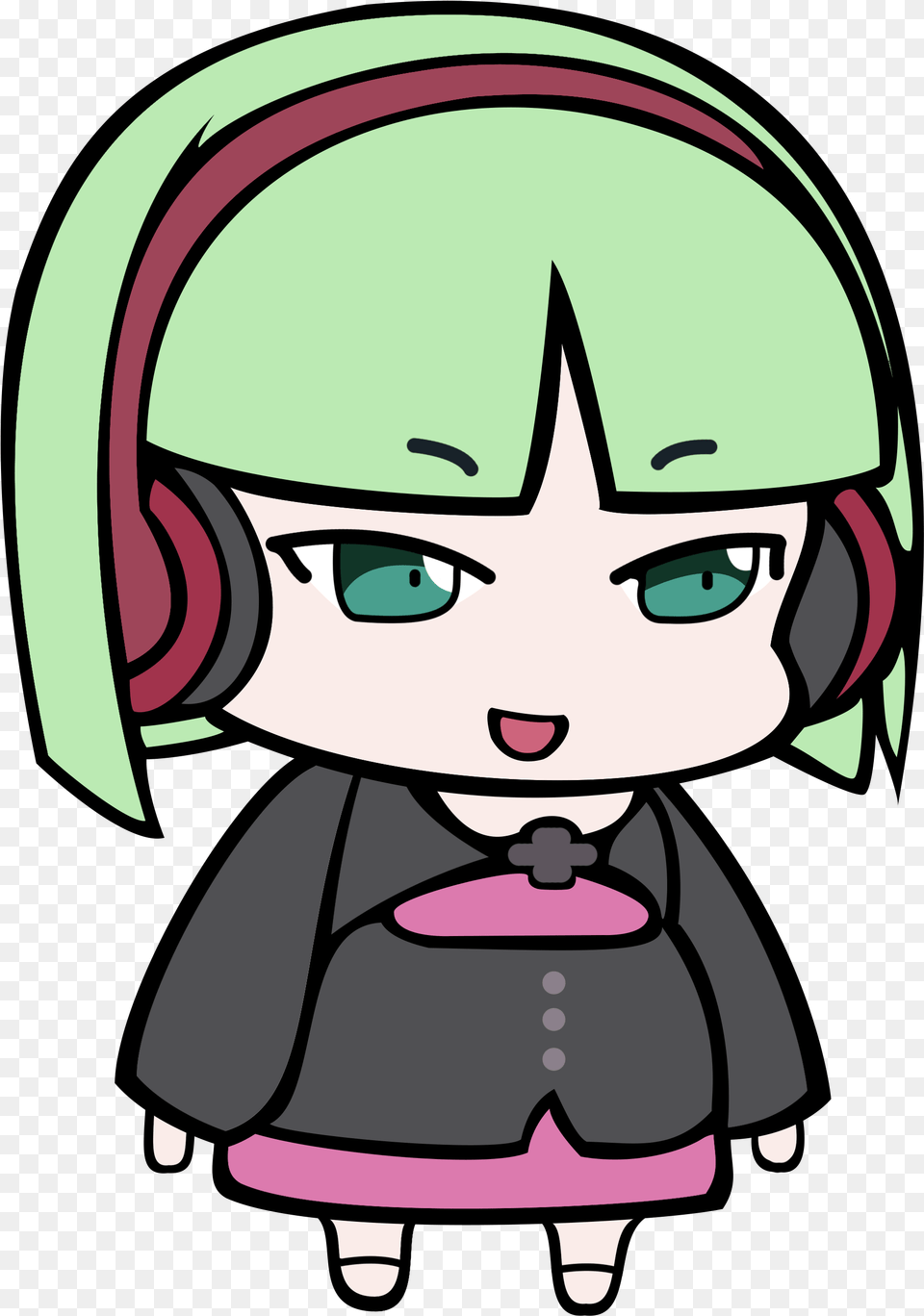 Fanart Musicphonon Chibi More Poses And Faces Cute Under Night In Birth Chibi, Book, Comics, Publication, Baby Free Png