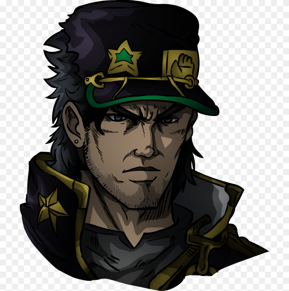 Fanart Part Jotaro, Adult, Person, Man, Male Free Transparent Png