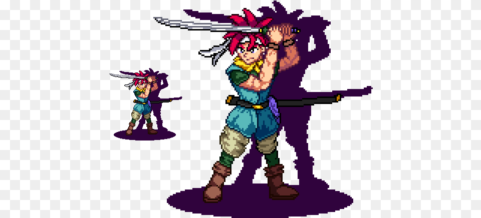 Fanart Pixel Art Chrono Trigger, Book, Comics, Publication, Baby Png