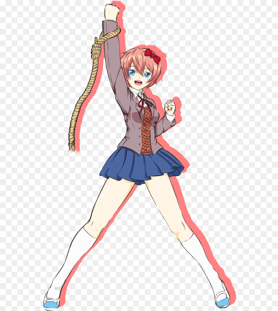 Fanart Sayori Ddlc, Book, Comics, Publication, Manga Png