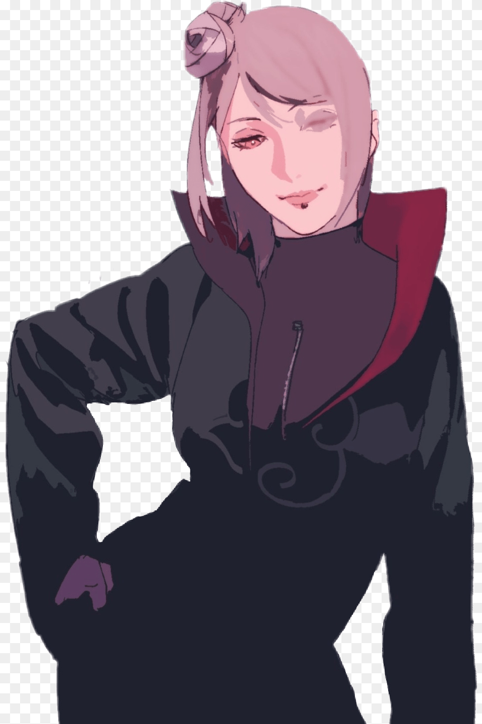 Fanartkonan Konan Sexy Sexygirls Konan Naruto Fan Art, Adult, Sweatshirt, Sweater, Person Png Image