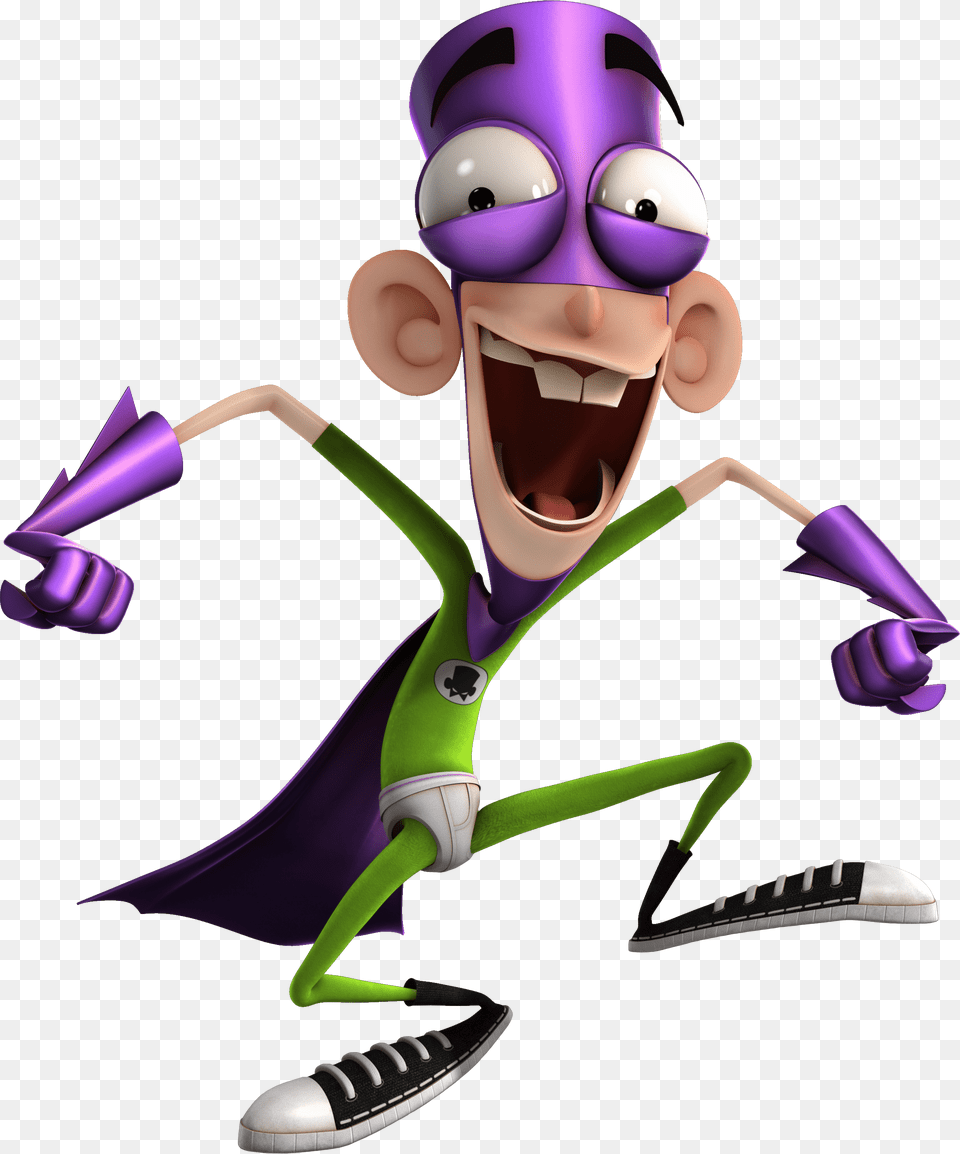 Fanboy Happy, Purple, Cartoon Free Png Download