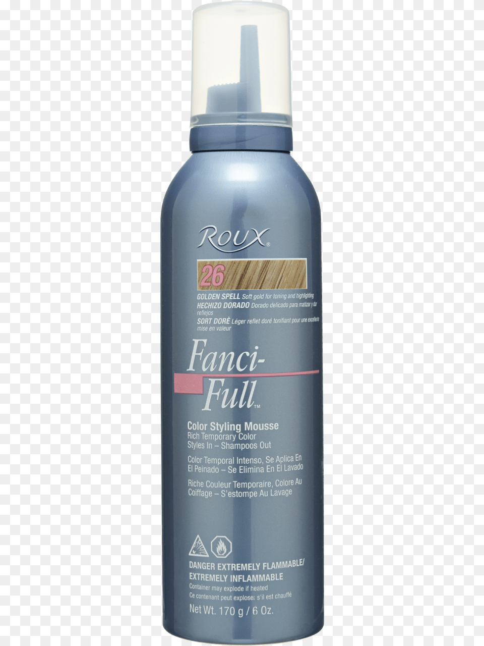 Fanci Full Temporary Hair Color Mousse By Roux Shaving Cream, Cosmetics, Bottle, Shaker Png Image