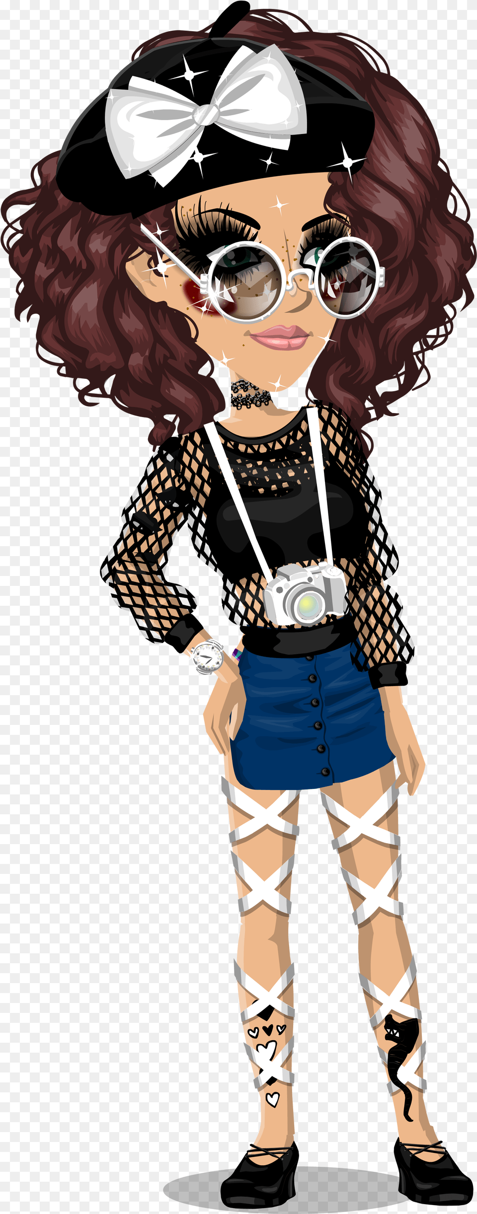 Fancy Aesthetic Aesthetic Msp Character, Publication, Book, Comics, Woman Png Image