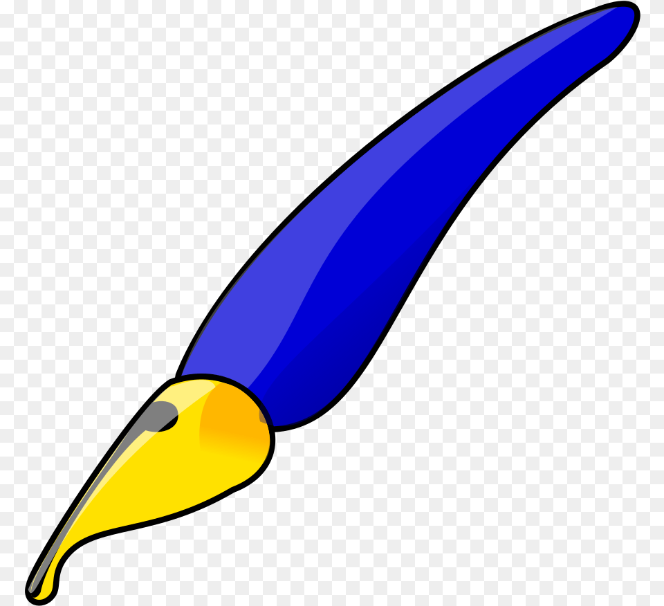Fancy Blue Pen Svg Clip Arts Pen Clip Art, Animal, Beak, Bird, Tool Free Transparent Png