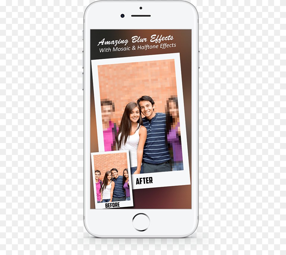 Fancy Blur Effects Ios App Developed By Digi Tech Lab Ipod, Electronics, Mobile Phone, Phone, Adult Free Transparent Png