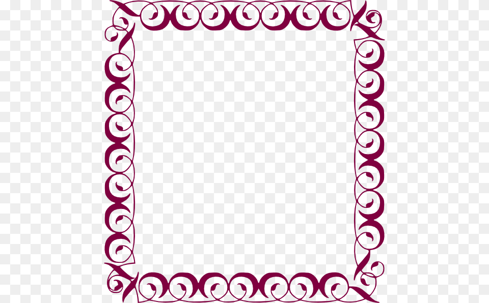 Fancy Border Clip Art At Clker Purple Borders, Home Decor, Floral Design, Graphics, Pattern Free Transparent Png