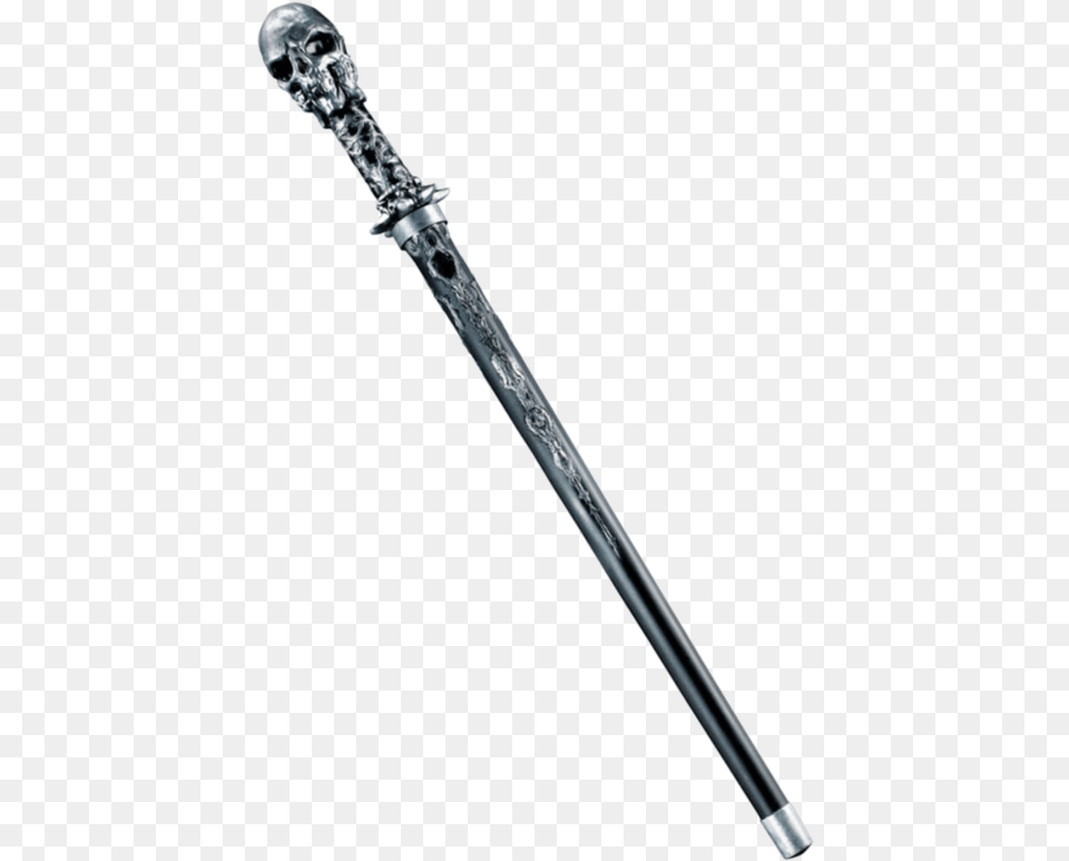 Fancy Cane Sword Skull Cane Swordfancy Cane Mcgonagall Wand, Blade, Dagger, Knife, Weapon Png Image