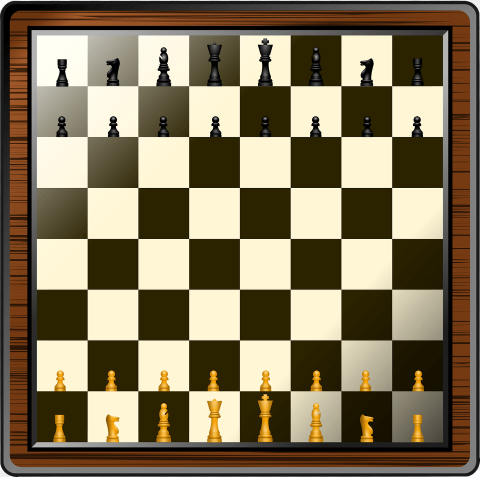 Fancy Chess Board And Pieces Clipart, Game Free Png