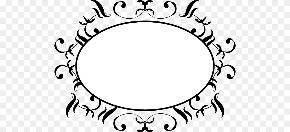 Fancy Clip Art, Oval Free Png