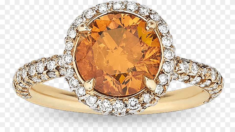 Fancy Deep Yellowish Orange Diamond Ring Yellow Orange Diamond Ring, Accessories, Gemstone, Jewelry Free Png Download