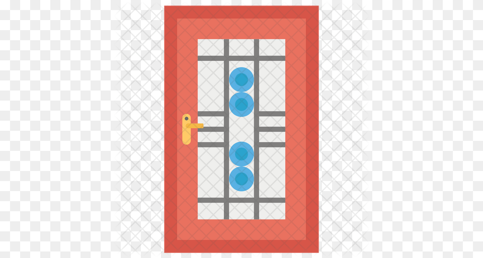 Fancy Door Icon Circle, Architecture, Building, Housing, Gate Png Image