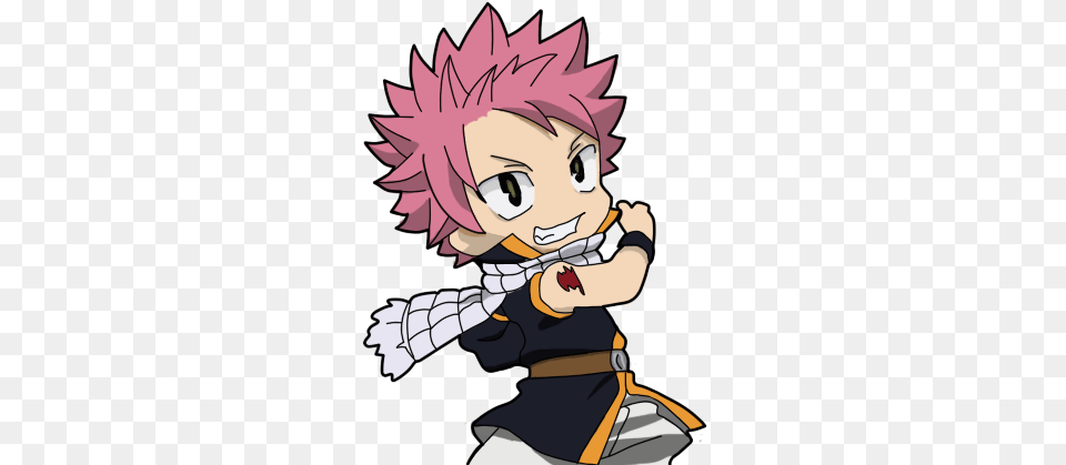 Fancy Fairy Tail Wallpaper Gajeel Fairy Tail Natsu Fairy Tail Chibi Natsu, Book, Comics, Publication, Baby Free Png Download