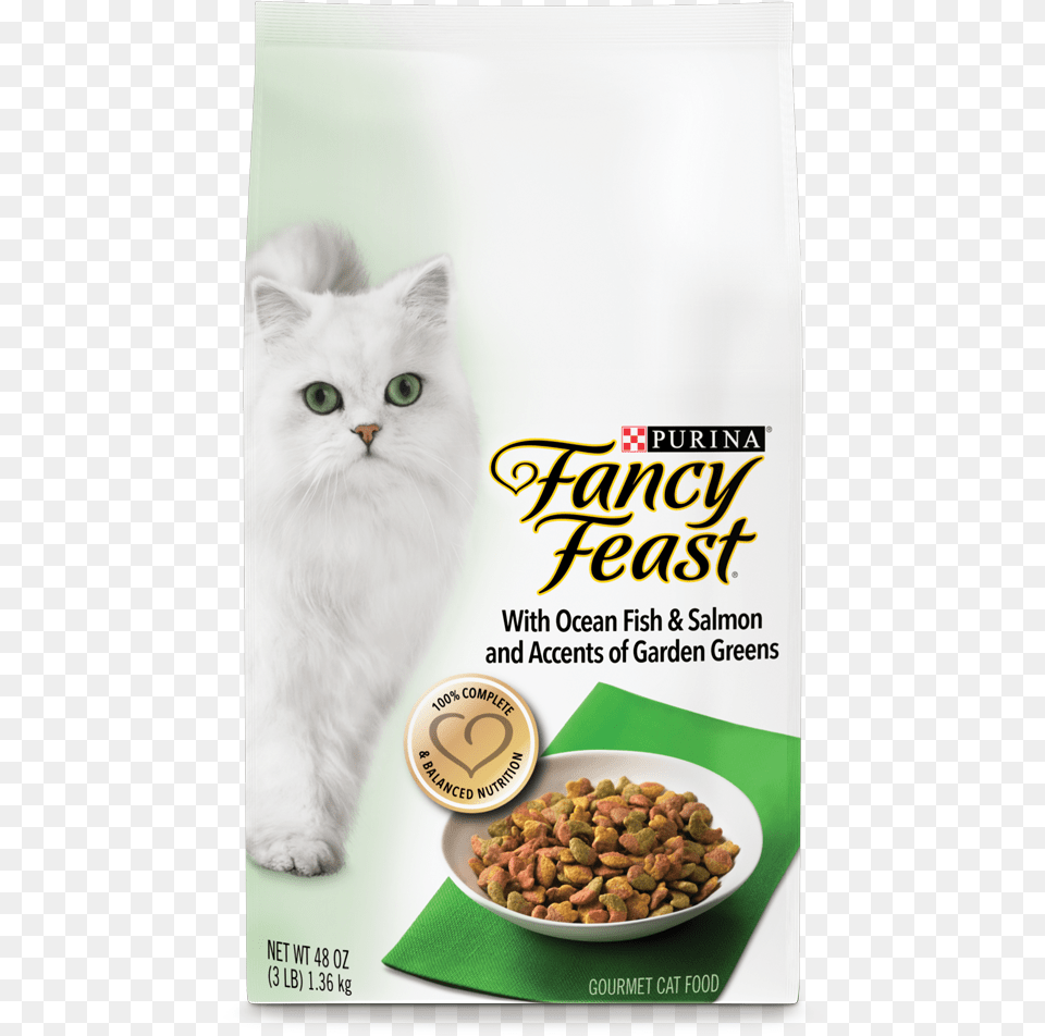 Fancy Feast Dry Cat Food, Animal, Mammal, Pet, Produce Free Png Download