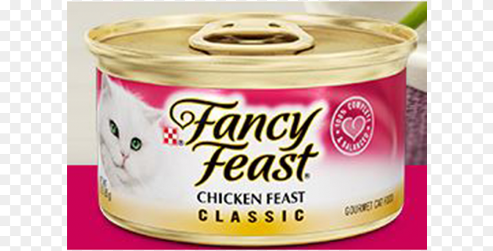 Fancy Feast Glassic Chicken Canned Food Fancy Feast Cat Food Chicken Classic, Aluminium, Can, Canned Goods, Tin Free Png Download