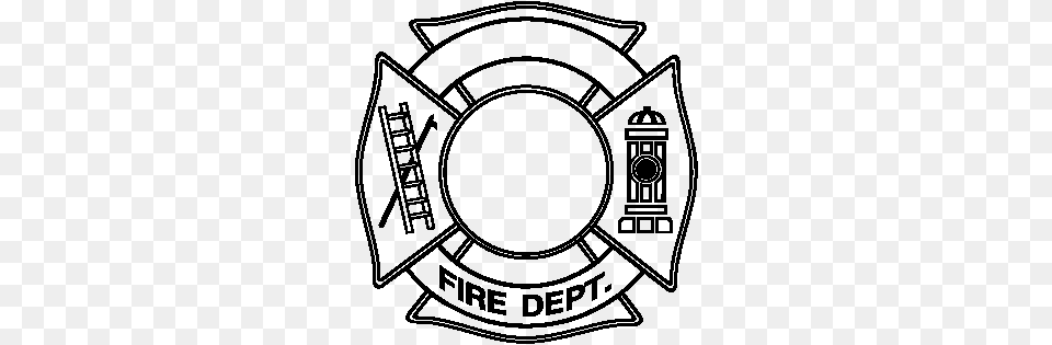 Fancy Fire Department Maltese Cross Clip Art Gray Free Transparent Png