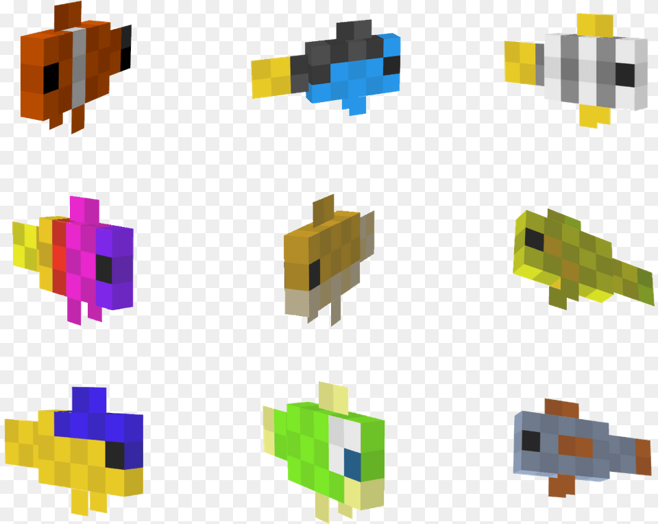 Fancy Fish Mod 2 Minecraft Fish Tropical, Bulldozer, Machine Free Png Download