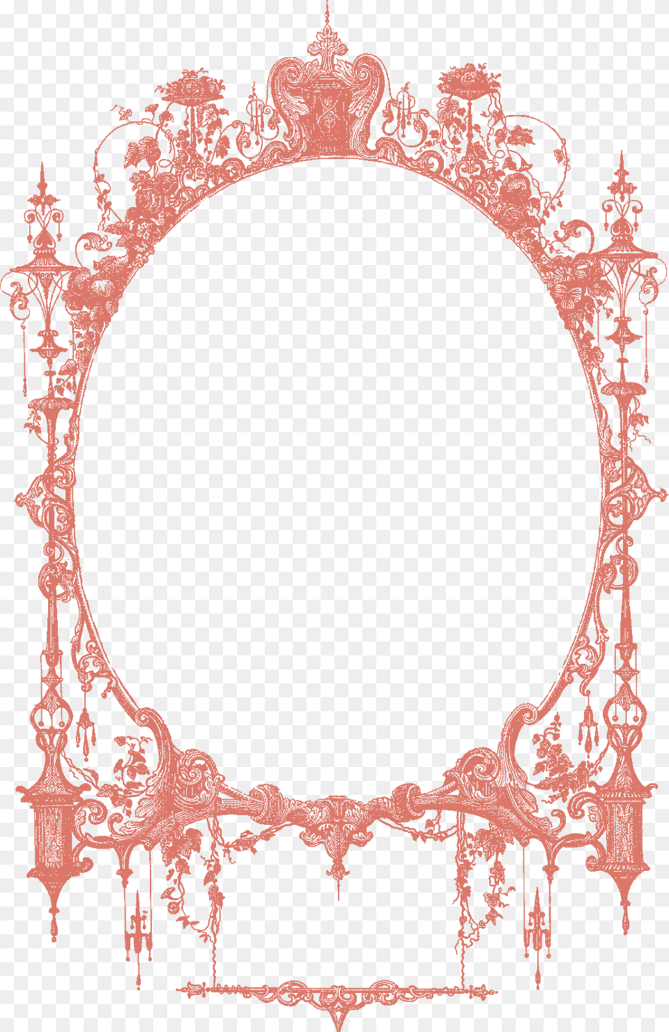 Fancy Frame Graphicsfairy Com Fairy Garden Graphics, Oval Free Png Download
