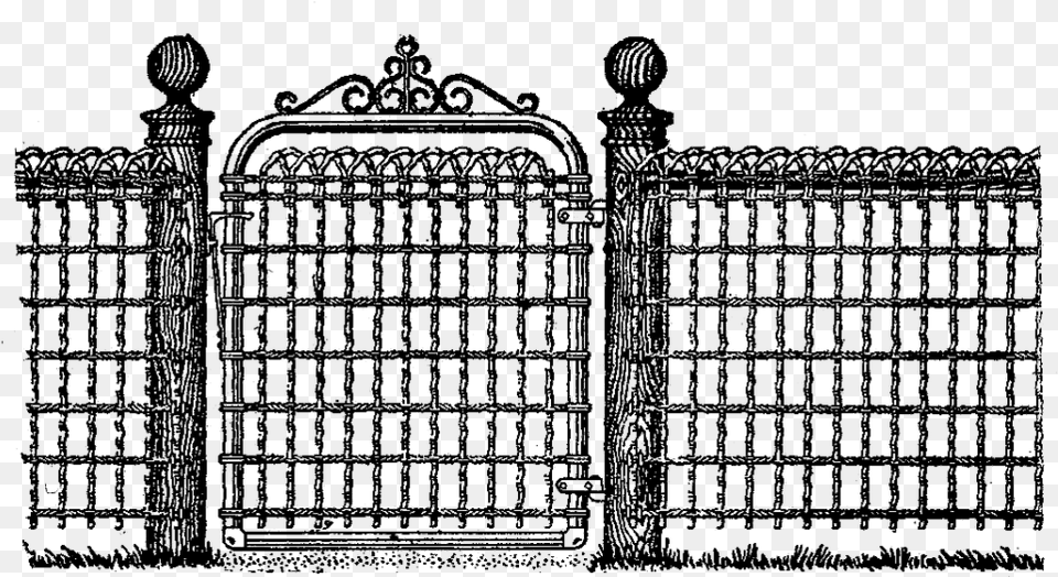 Fancy Gate File Fence And Gate Clipart, Architecture, Fountain, Text, Water Png