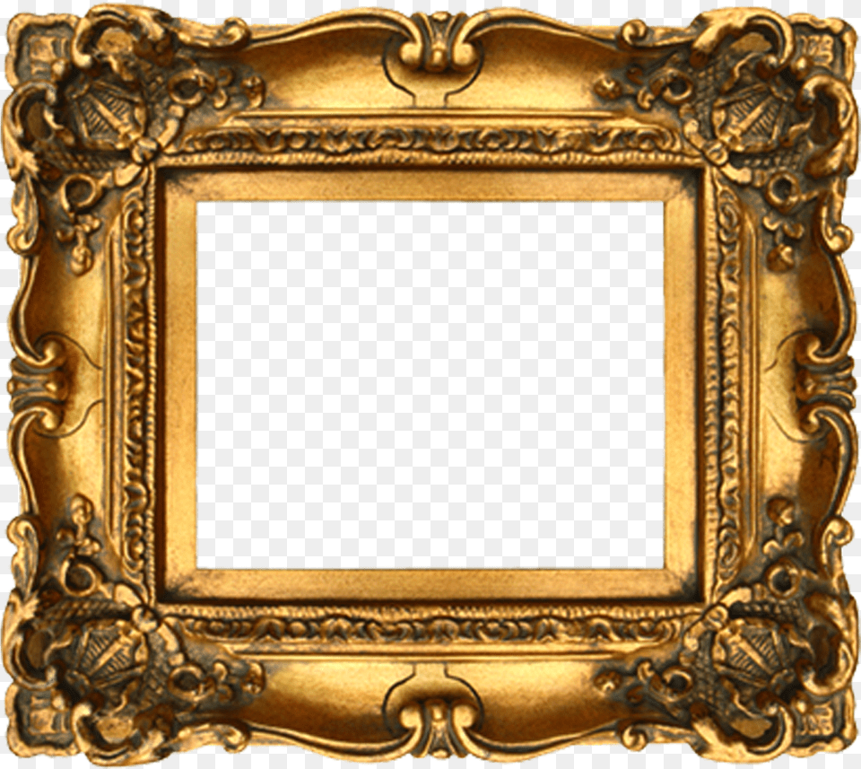 Fancy Gold Picture Frame, Photography, Art, Painting Png