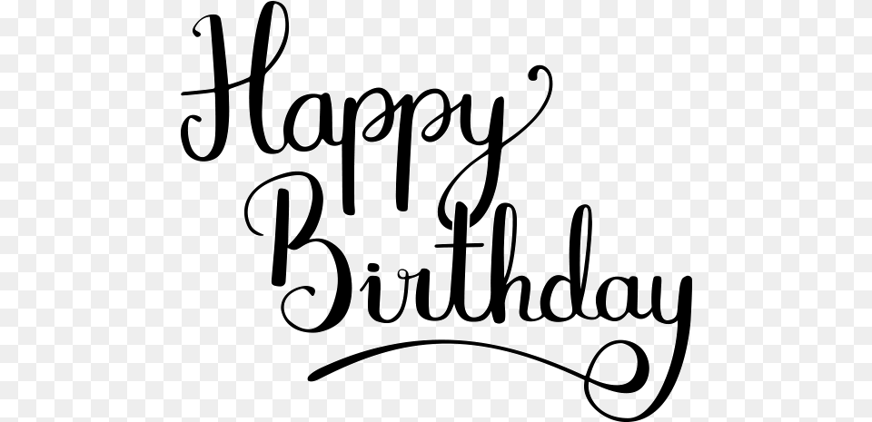 Fancy Happy Birthday Font, Text, Handwriting, Calligraphy Png Image