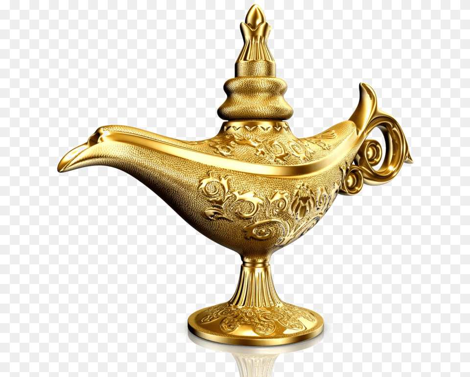Fancy Lamp Transparent Image Aladdin Lamp 3d Model Bronze, Pottery, Sink, Sink Faucet Free Png Download