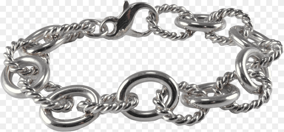 Fancy Link Sterling Silver Bracelet Bracelet, Accessories, Jewelry, Appliance, Ceiling Fan Free Png