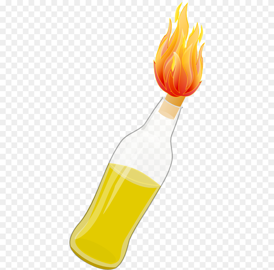 Fancy Molotov Petrol Bomb, Light, Smoke Pipe Free Transparent Png