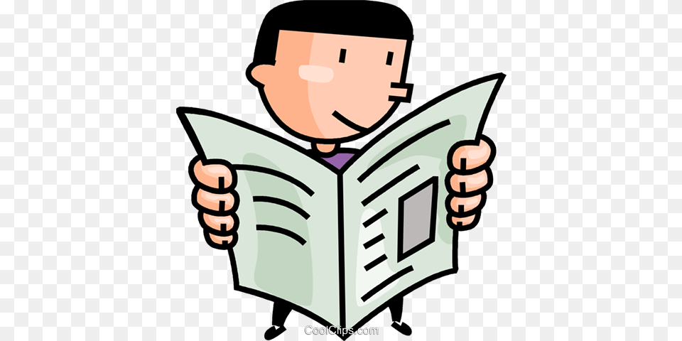 Fancy News Clipart News Reporter On Tv Clip Art News Reporter, Person, Reading, Book, Publication Free Transparent Png
