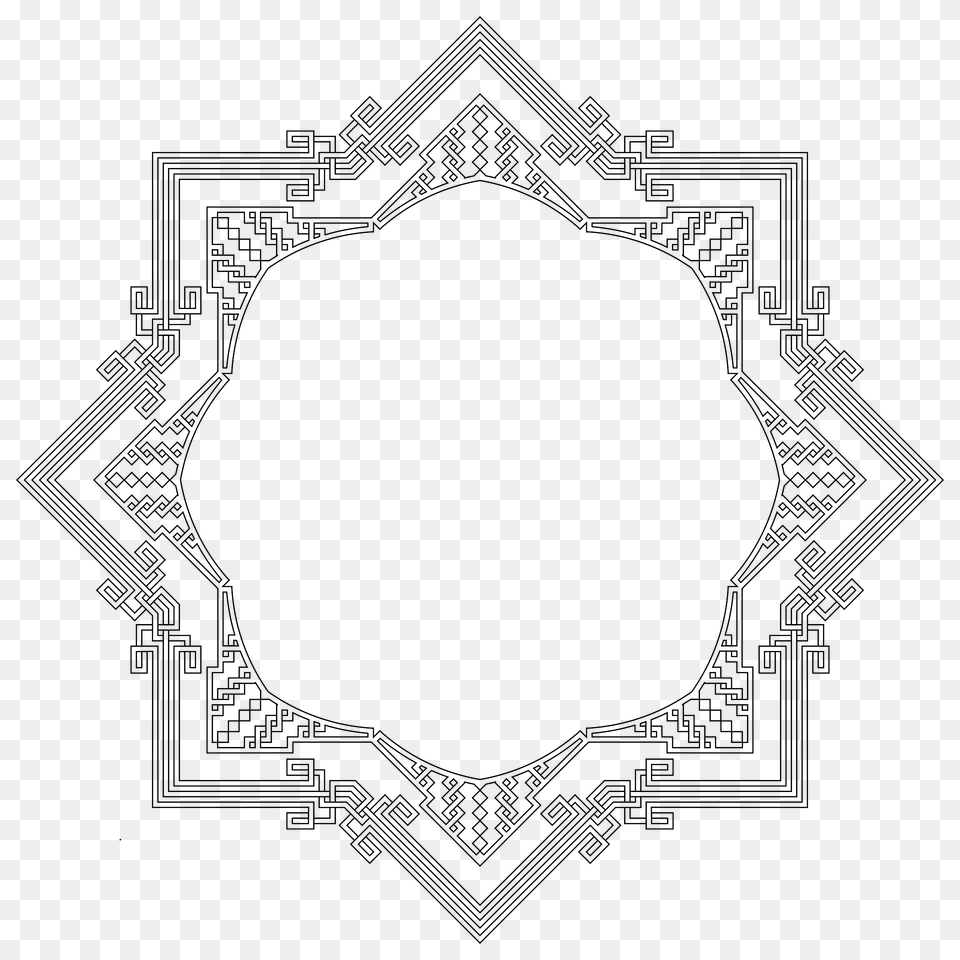 Fancy Ornamental Frame 15 Clipart, Oval Png