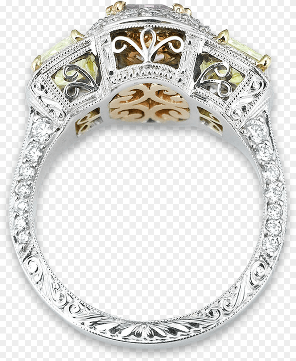Fancy Pinkish Purple Amp Yellowish Green Diamond Ring Engagement Ring, Accessories, Jewelry, Gemstone, Locket Free Png