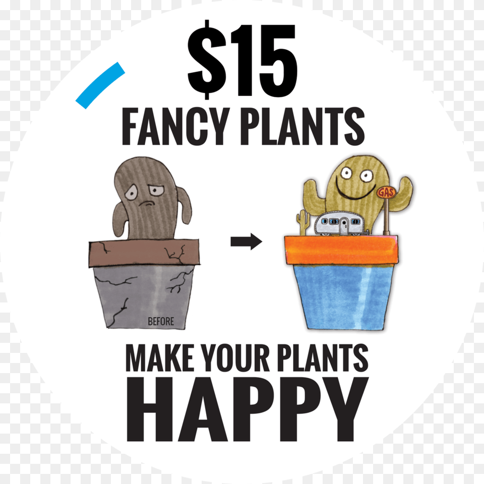 Fancy Plants Cartoon, Sticker, Baby, Person, Head Free Png Download