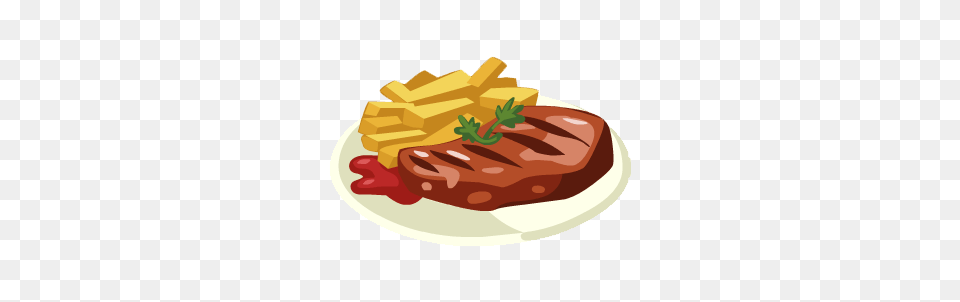 Fancy Steak Clip Art T Bone Steak Clipart Clipart Suggest, Food, Bulldozer, Machine, Ketchup Png Image