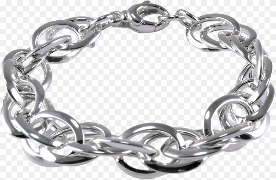 Fancy Sterling Silver Link Bracelet Bracelet, Accessories, Jewelry Free Transparent Png