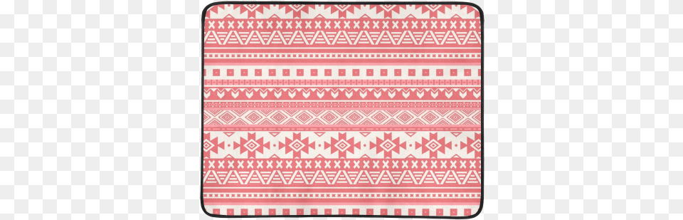 Fancy Tribal Border Pattern 08 Red Beach Mat Paisley, Home Decor, Rug Png Image