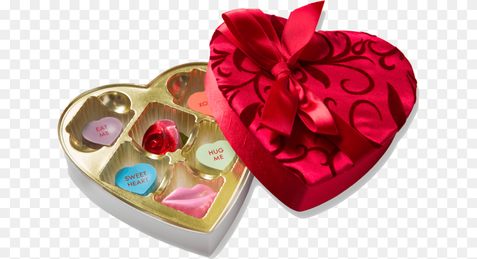 Fancy Valentines Day Chocolates, Symbol, Love Heart Symbol, Accessories, Bag Free Transparent Png