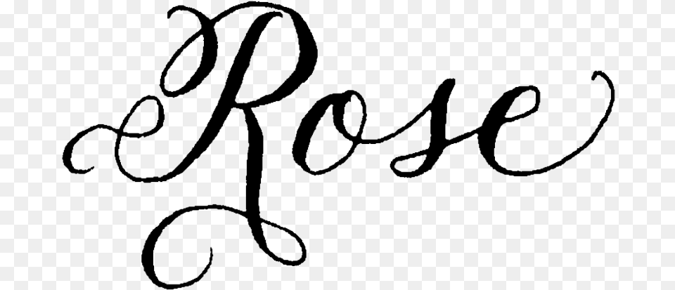 Fancy Wedding Calligraphy In Dc And Nationwide Write Rose In Calligraphy, Handwriting, Text Free Png