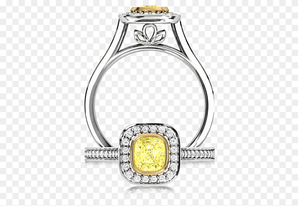 Fancy Yellow Diamond Ring, Accessories, Gemstone, Jewelry, Silver Free Png Download