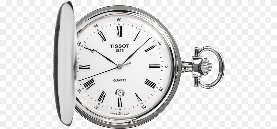 Fancybox Tissot Savonnettes Stainless Steel Pocket Watch, Wristwatch, Arm, Body Part, Person Free Png Download