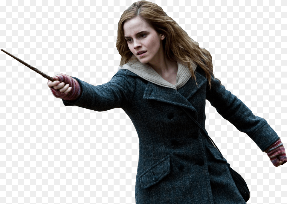 Fandom Transparents Transparent Hermione Granger Hermione Harry Potter Transparent, Body Part, Clothing, Coat, Finger Png