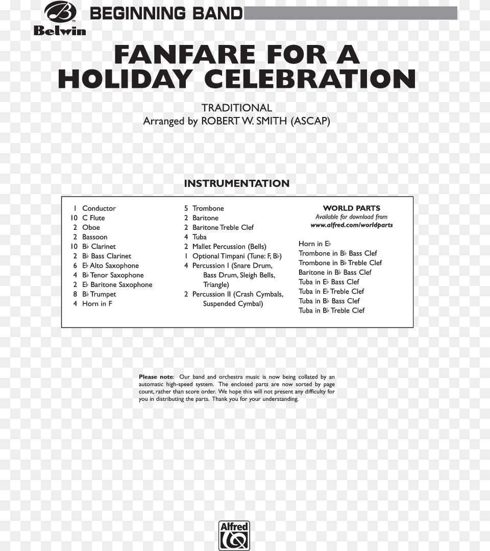 Fanfare For A Holiday Celebration Thumbnail Rings Of Saturn Sheet Music, Advertisement, Page, Poster, Text Png